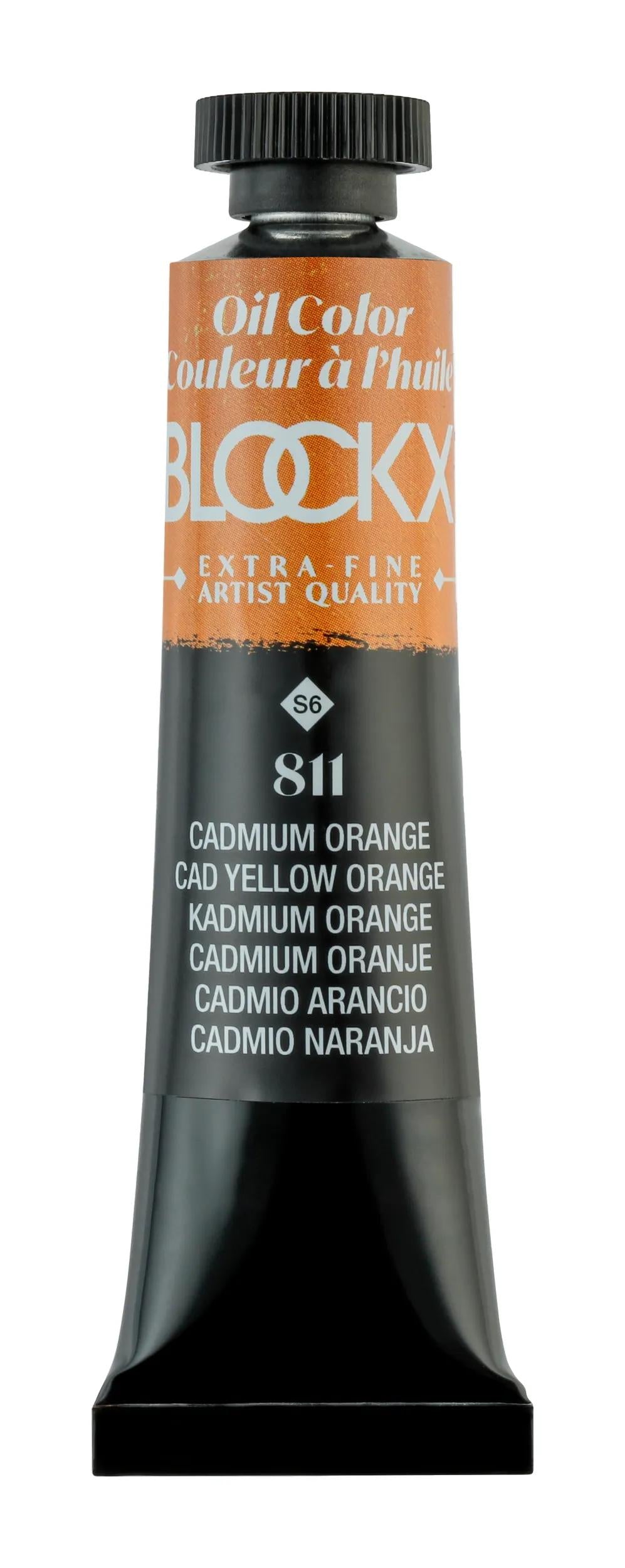 Extra-fine oil paint tube 20ml - Cadmium orange 811