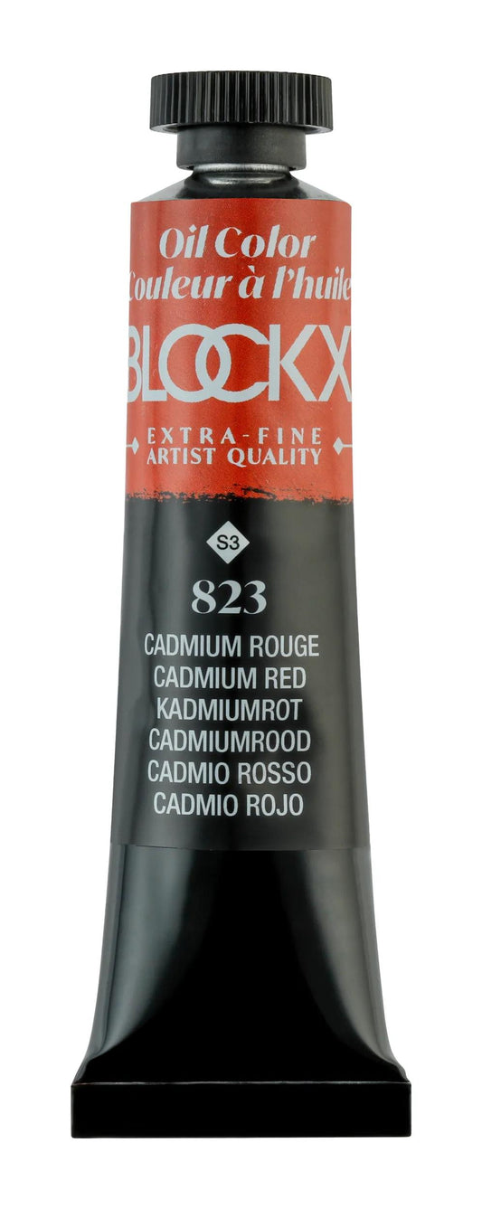 Extra-fine oil paint tube 20ml - Red Cadmium 823