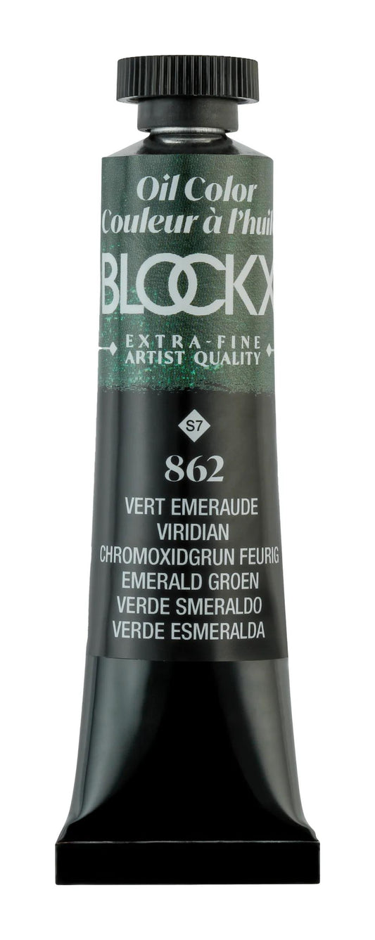 Extra-fine oil paint tube 20ml - Green emerald 862