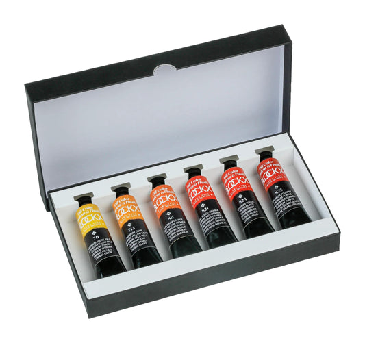Oil Assortment 6x20ml - Cadmiums