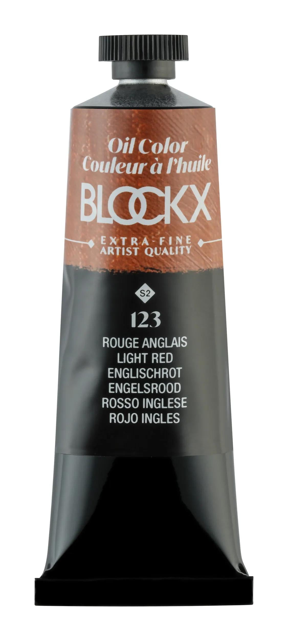 Extrafeine Öllackröhre 35ml - Englisch rot (Paket x3)