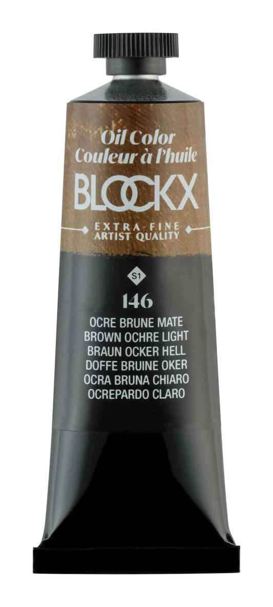 Extra feines Ölfarbenrohr 35ml - matt braun Ocker (Paket x3)