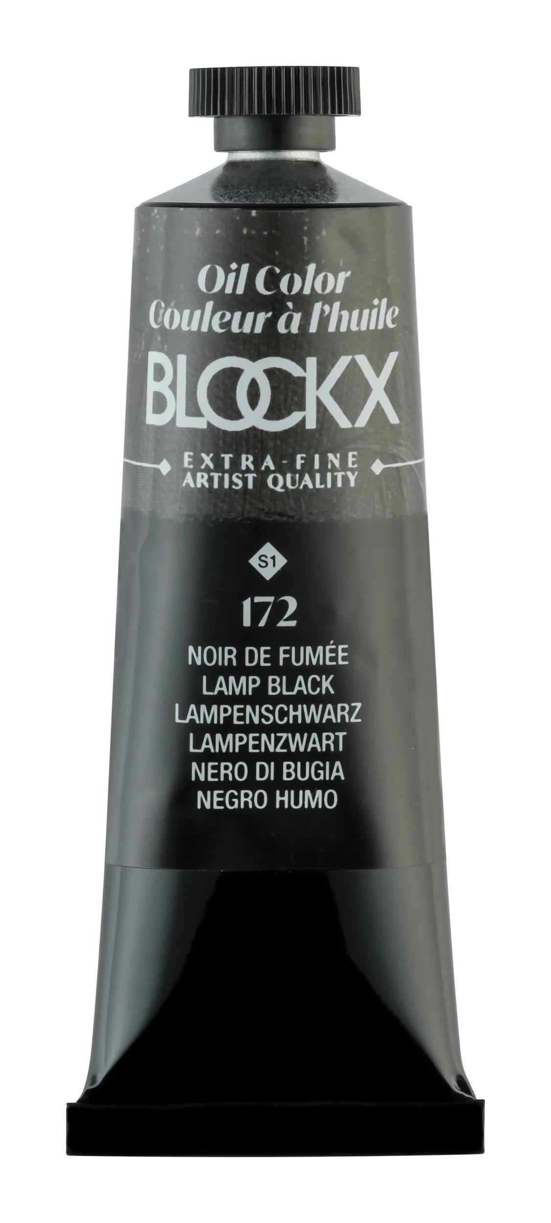 Extrafeine Öllackröhre 35ml - Rauch schwarz (Paket x3)