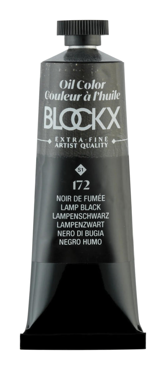 Extrafeine Öllackröhre 35ml - Rauch schwarz (Paket x3)