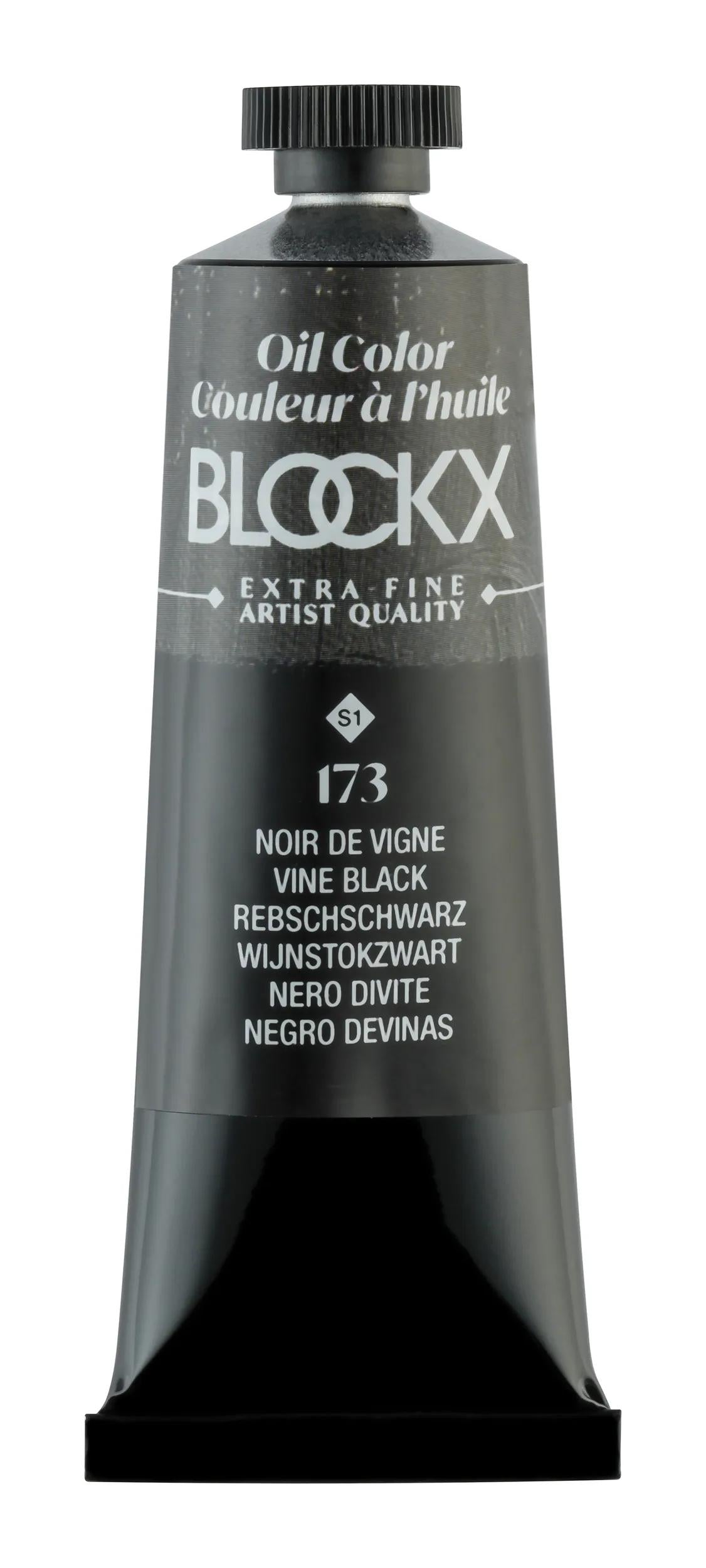 Extra-fine oil paint tube 35ml - Vine black 173 (Pack x3)