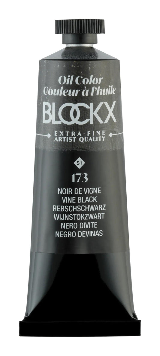 Extrafeine Öllackröhre 35ml - Vine schwarz (Paket x3)