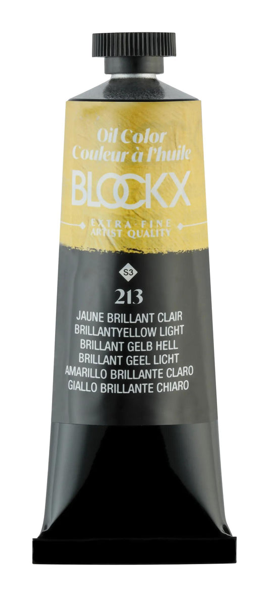 Extrafeine Öllackröhre 35ml - Licht glänzend gelb (Paket x3)