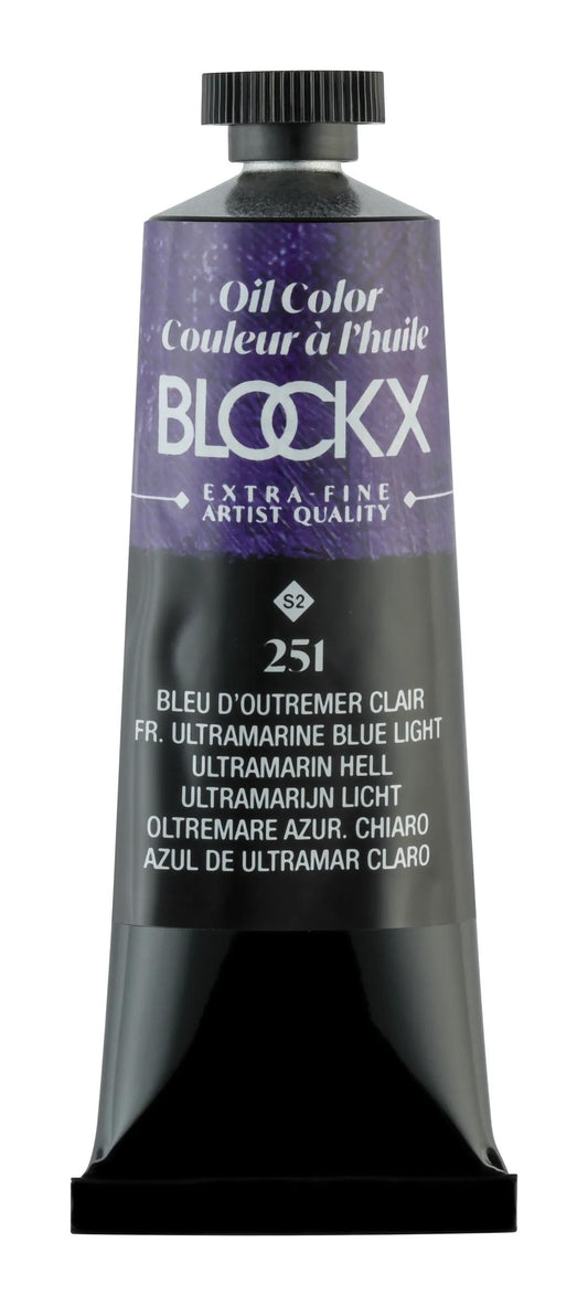Extra-fine oil paint tube 35ml - Light overseas blue 251 (Pack x3)