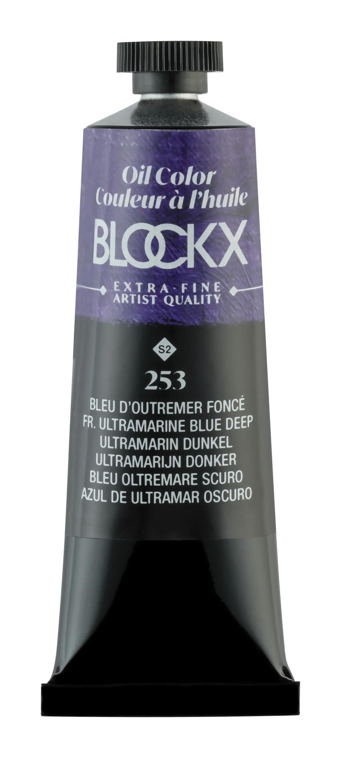 Extrafeine Öllackröhre 35ml - Dunkel überseeblau (Paket x3)