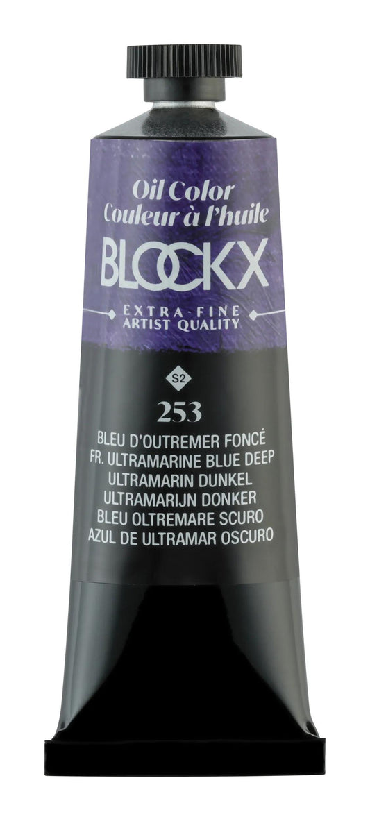 Extra-fine oil paint tube 35ml - Dark overseas blue 253 (Pack x3)