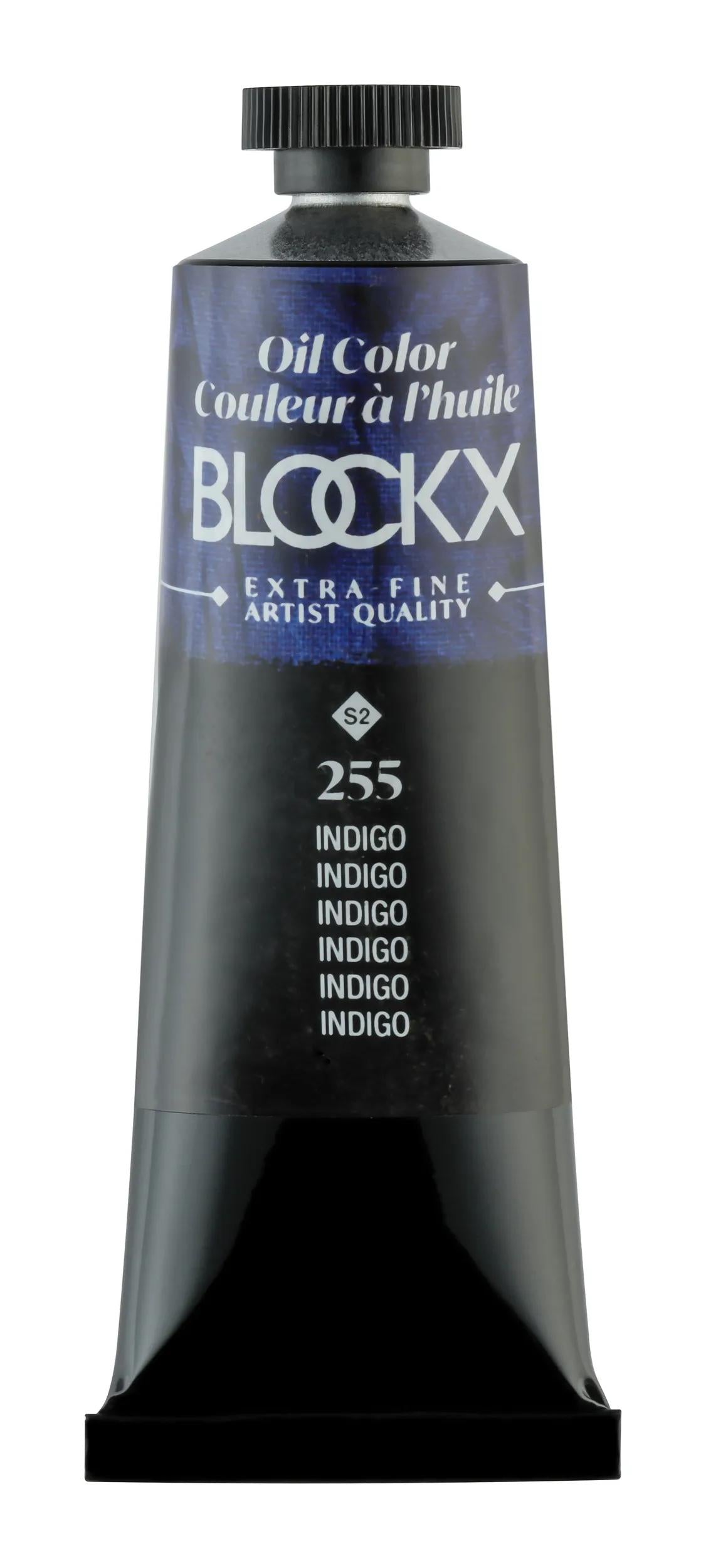 Extra-fine oil paint tube 35ml - Indigo (Lot x3)