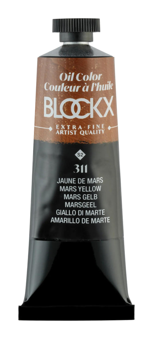 Extra-fine oil paint tube 35ml - March yellow 311 (Pack x3)