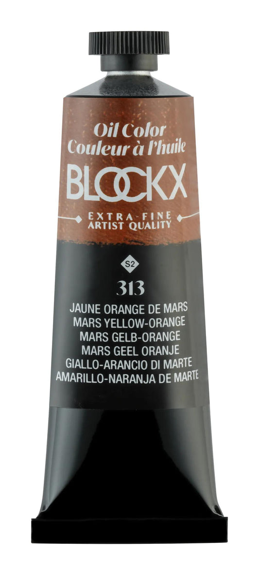 Extra-fine oil paint tube 35ml - Yellow orange of March 313 (Pack x3)