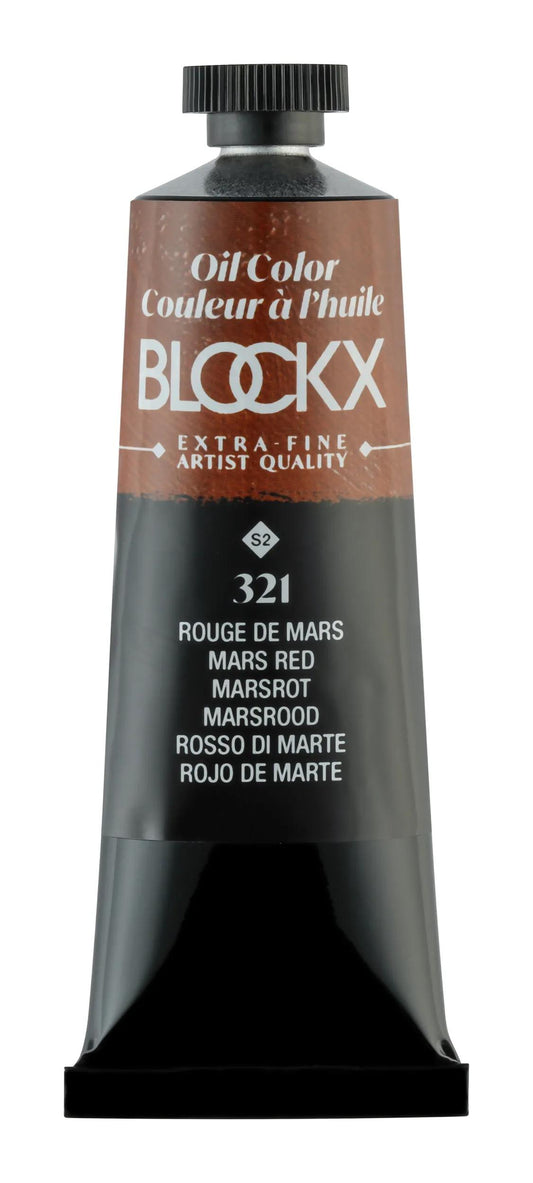 Extra-fine oil paint tube 35ml - Red of March 321 (Pack x3)