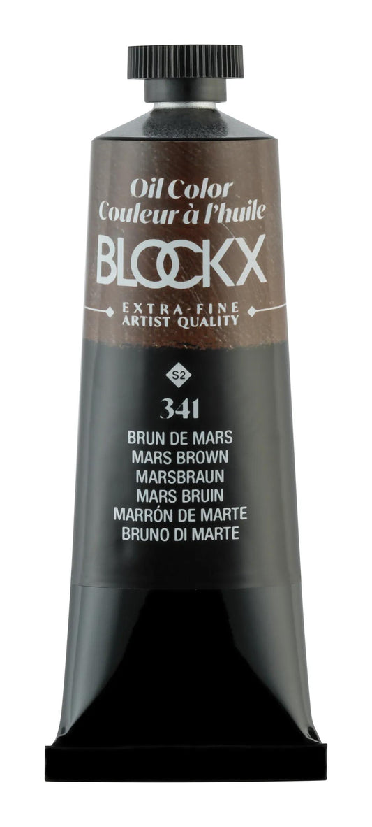 Extra-fine oil paint tube 35ml - March Brown 341 (Pack x3)