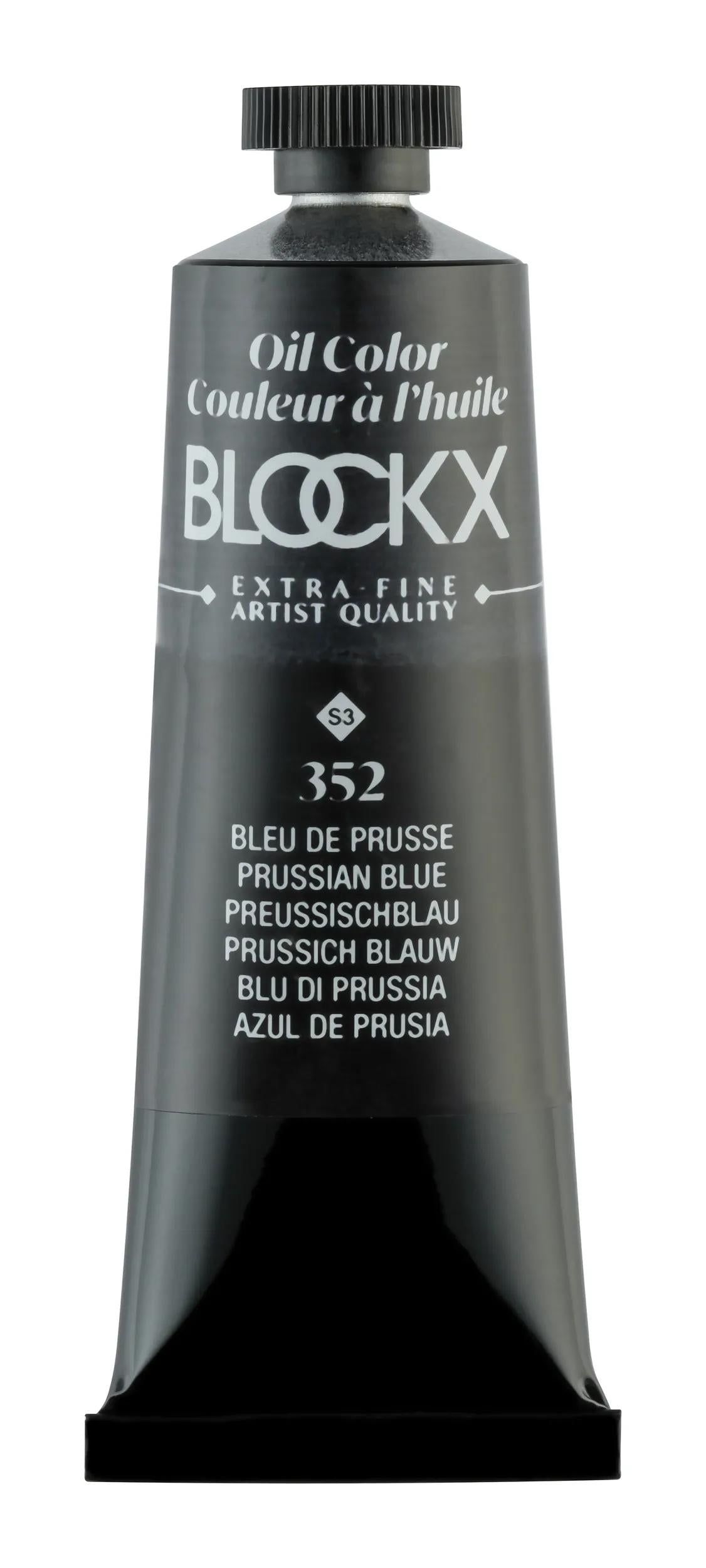 Extra feine Ölfarbe Tube 35ml - Preußen Blau (Paket x3)
