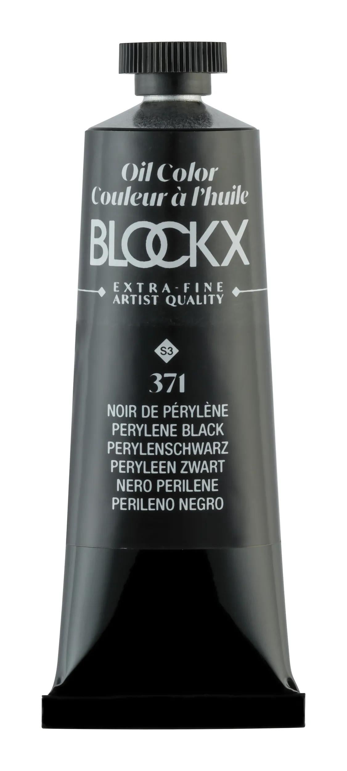 Extra-fine oil paint tube 35ml - Perylene black (Lot x3)