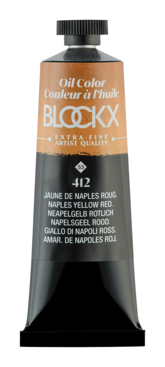 Extra-fine oil paint tube 35ml - Reddish Naples yellow 412 (Pack x3)