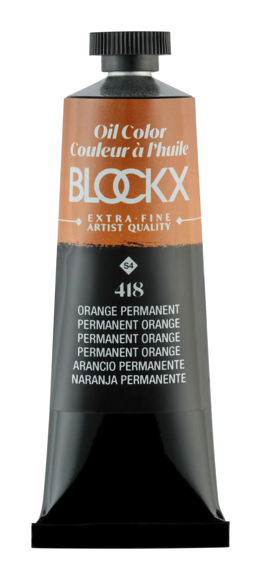 Extra-fine oil paint tube 35ml - Permanent orange 418