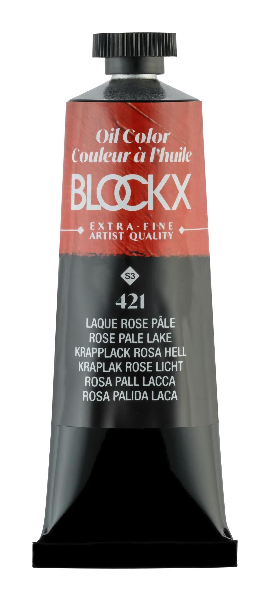 Extra-fine oil paint tube 35ml - Pale pink lacquer 421 (Pack x3)