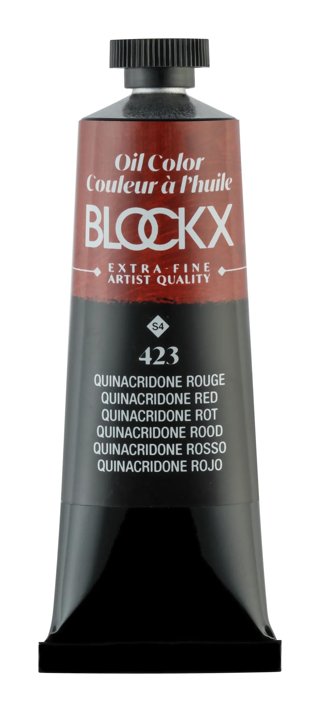 Extra-fine oil paint tube 35ml - Quinacridone red 423