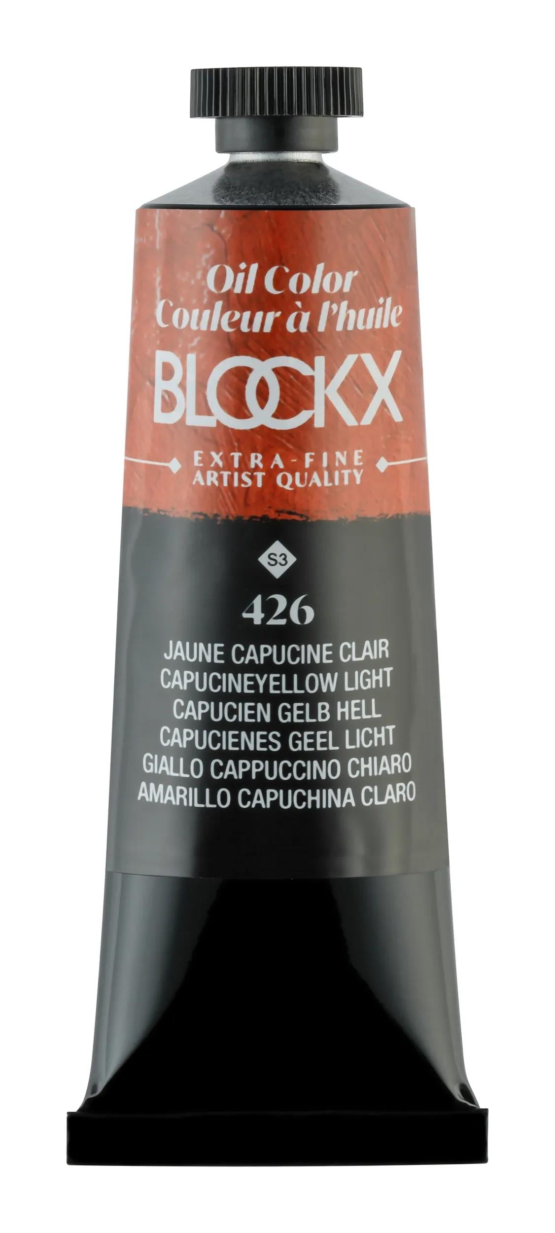 Extrafeine Öllackröhre 35ml - Leichter Kapuziner gelb (Paket x3)