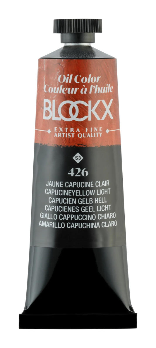 Extra-fine oil paint tube 35ml - Light capucin yellow 426 (Pack x3)