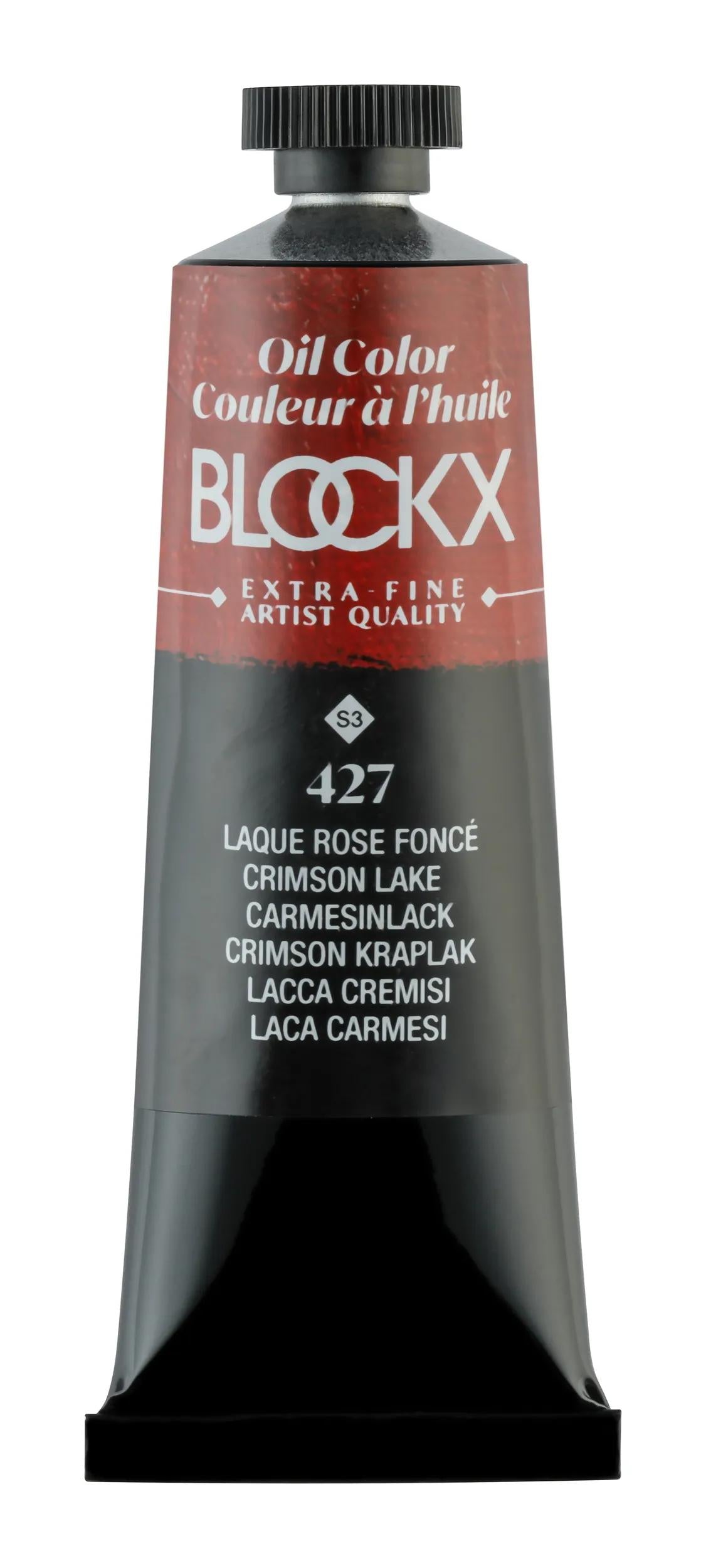 Extra-fine oil paint tube 35ml - Dark pink lacquer 427 (Pack x3)
