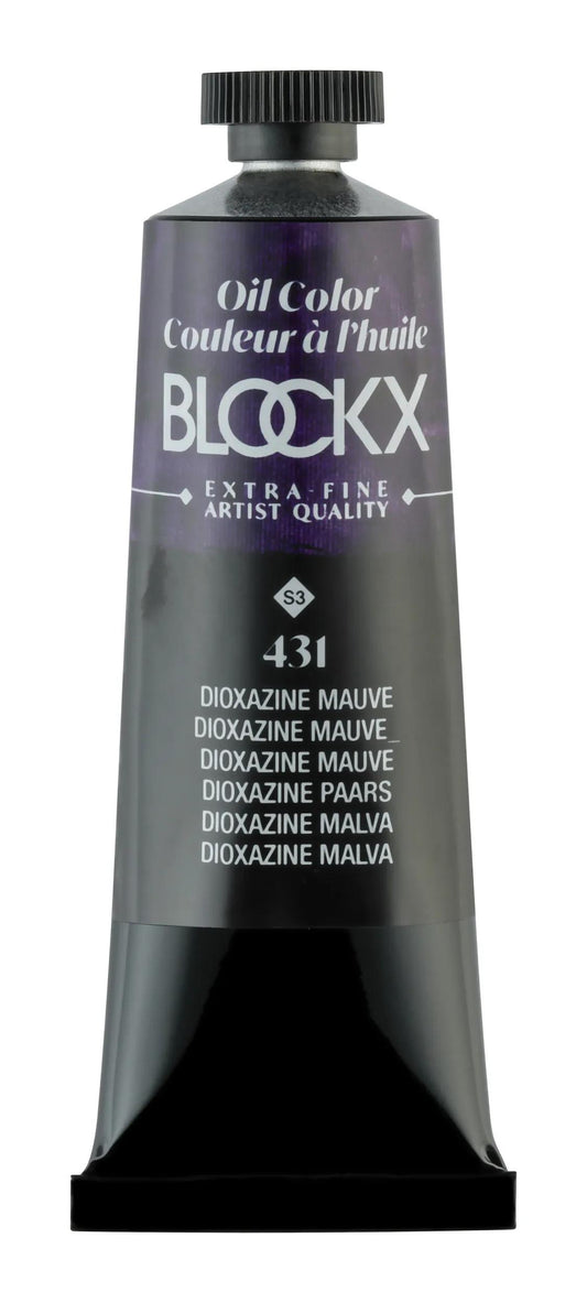 Extra-fine oil paint tube 35ml - Dioxazine purple 431 (Pack x3)