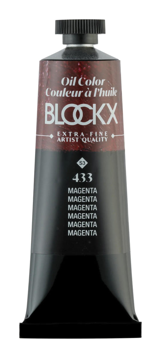 Extra-fine oil paint tube 35ml - Magenta 433 (Pack x3)