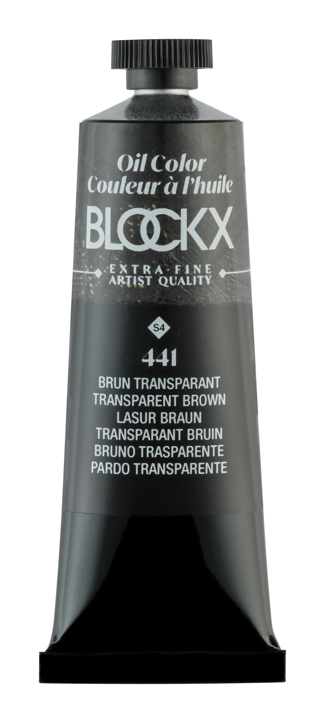 Extra-fine oil paint tube 35ml - Transparent brown