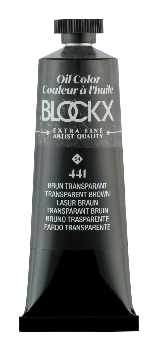 Extra-fine oil paint tube 35ml - Transparent brown 441