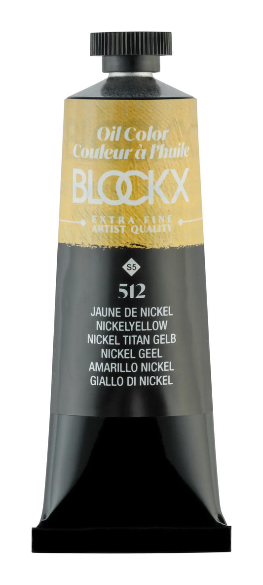 Extra-fine oil paint tube 35ml - Nickel yellow 512