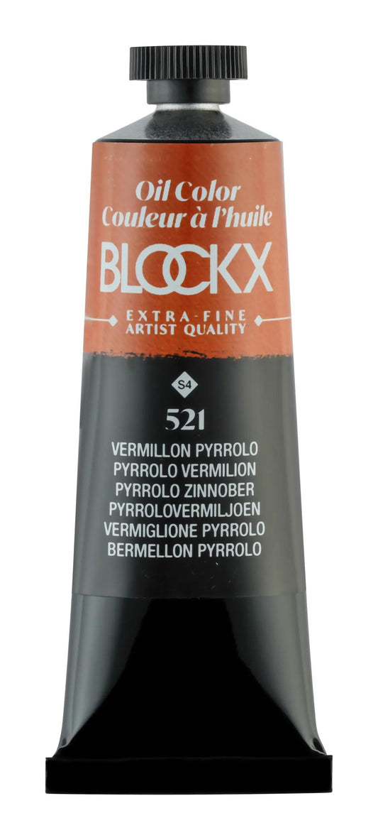 Extra-fine oil paint tube 35ml - Vermillon pyrrholo 521