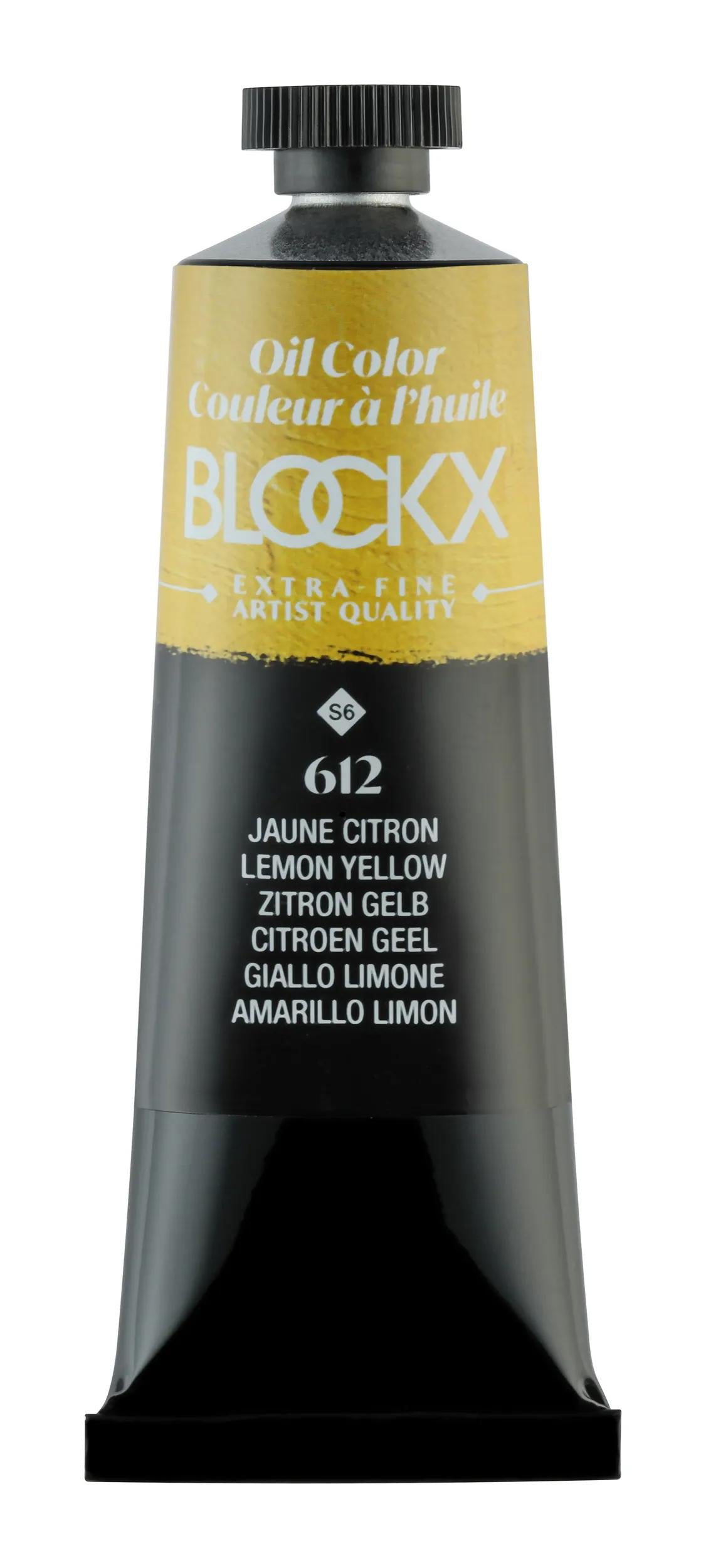 Extra-fine oil paint tube 35ml - Yellow lemon 612