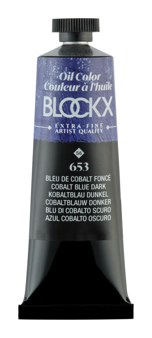 Extra-fine oil paint tube 35ml - Dark cobalt blue 653