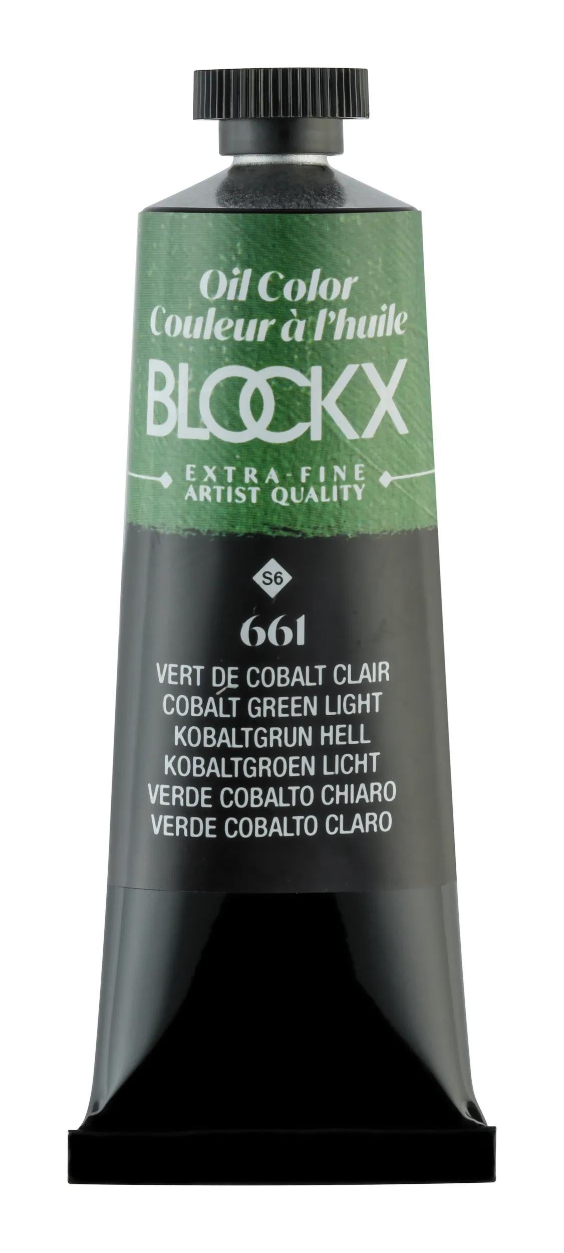 Extra-fine oil paint tube 35ml - Light cobalt green 661