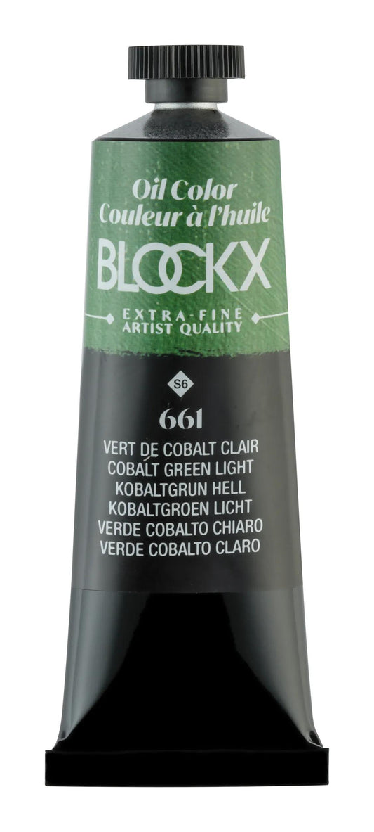 Extra-fine oil paint tube 35ml - Light cobalt green 661