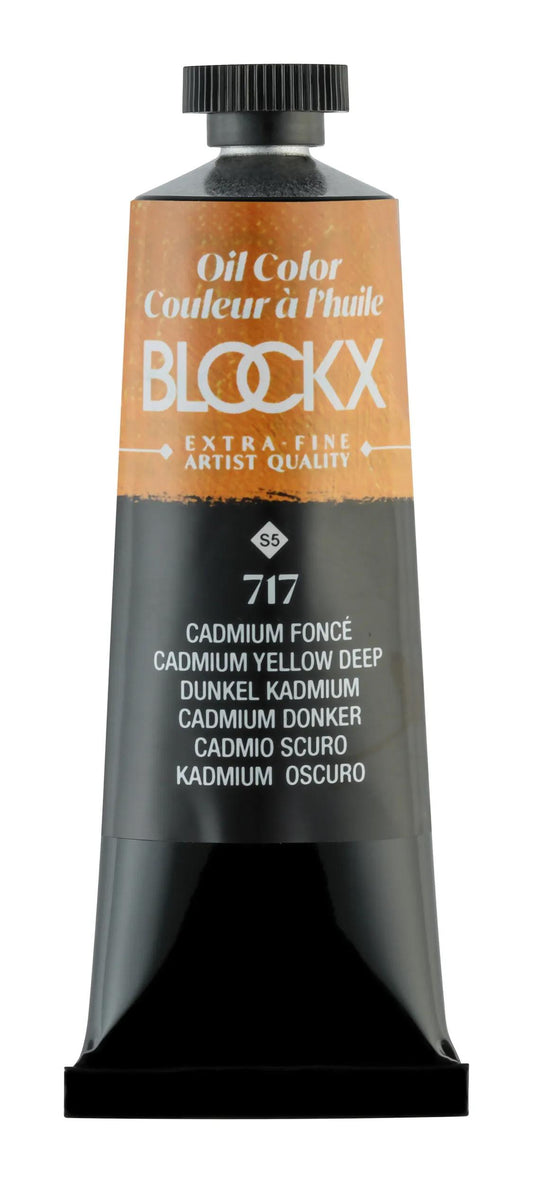Extra-fine oil paint tube 35ml - Dark Cadmium 717