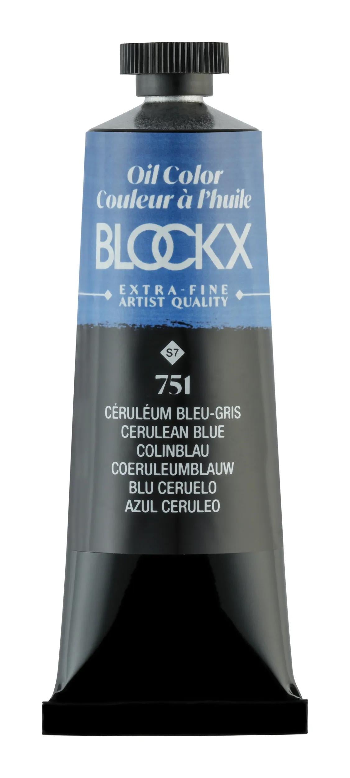 Extrafeine Öllackröhre 35ml - Blaugraues Ceruleum