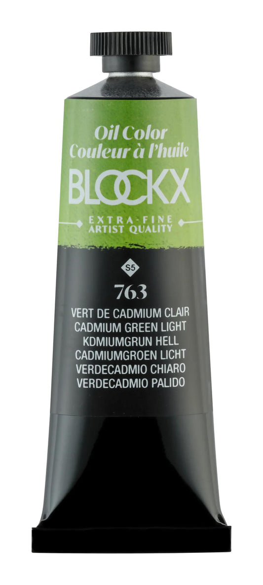 Extra-fine oil paint tube 35ml - Light cadmium green 763