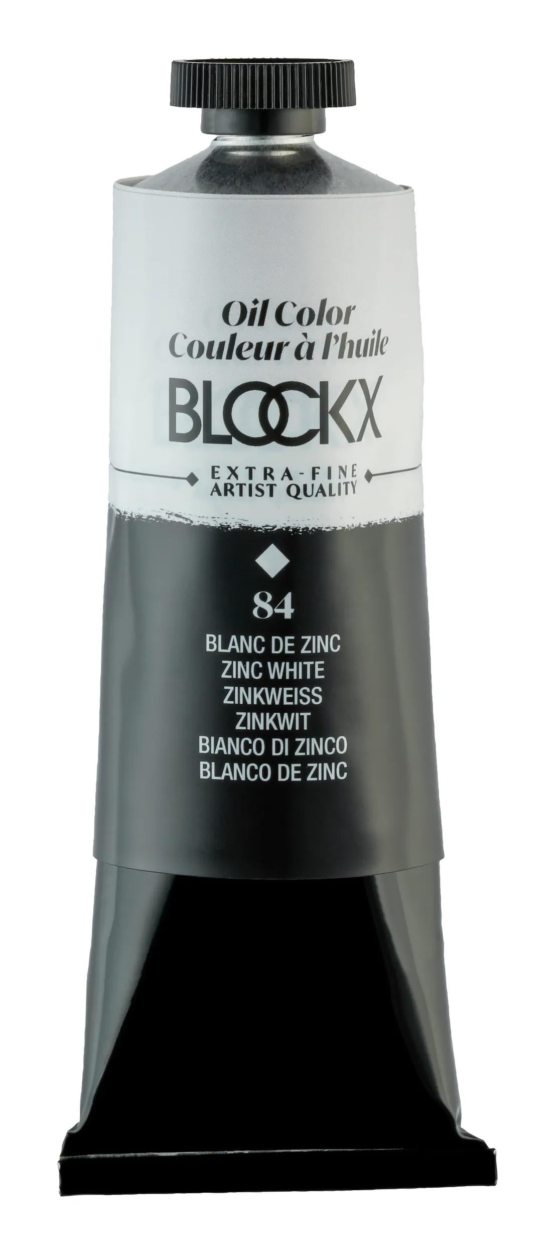 Extra-fine oil paint tube 60ml - Zinc white 84