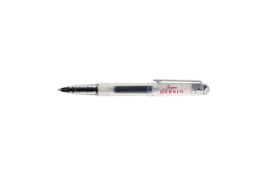 Transparent cartridge roller pen - Transparent (Pack x6)