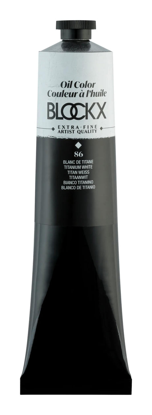 Extra-fine oil paint tube 200ml - Titanium white 86