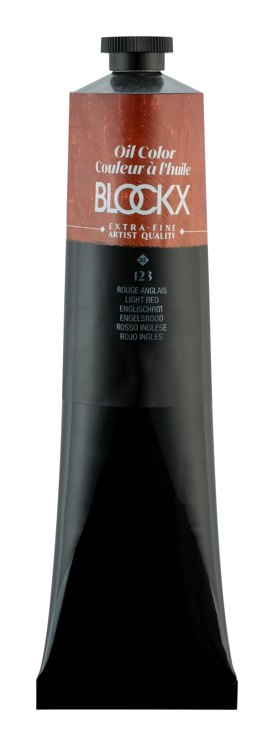 Extra-fine oil paint tube 200ml - English Red 123