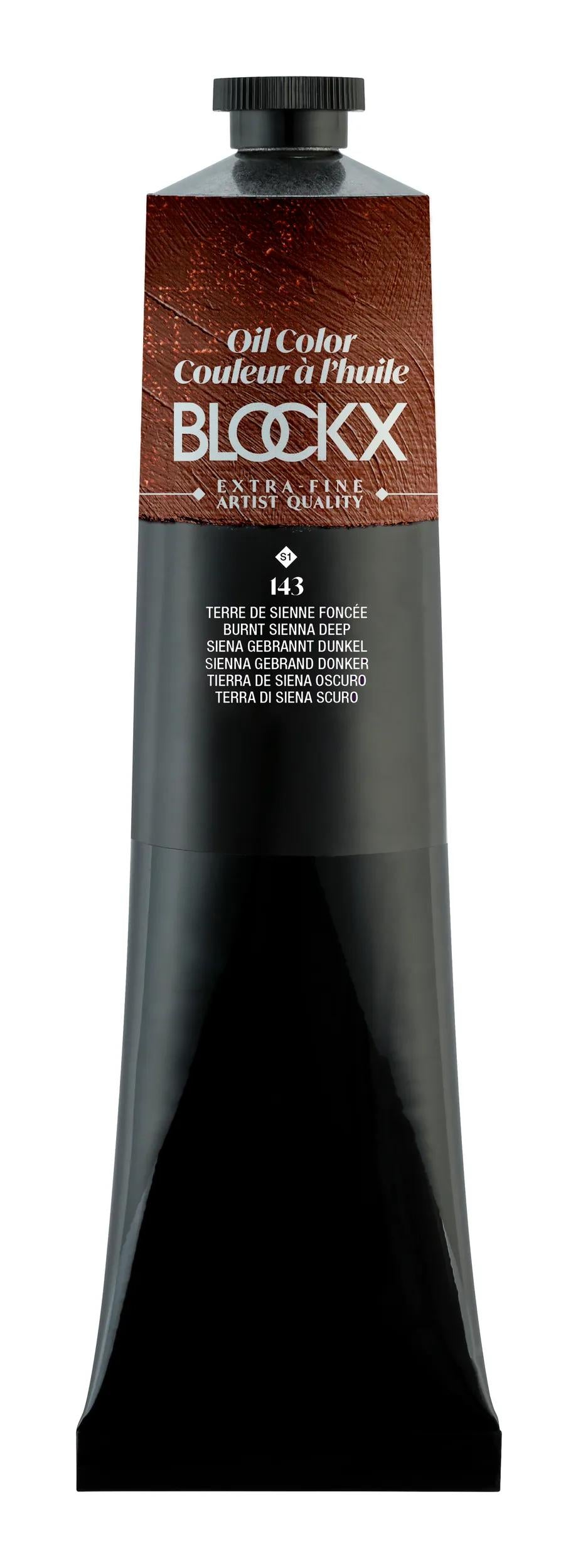 Extra-fine oil paint tube 200ml - Dark Siena Earth