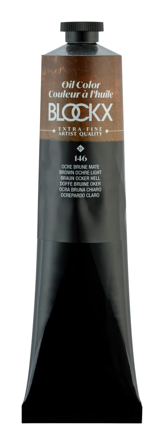 Extra-fine oil paint tube 200ml - Brown ochre matte