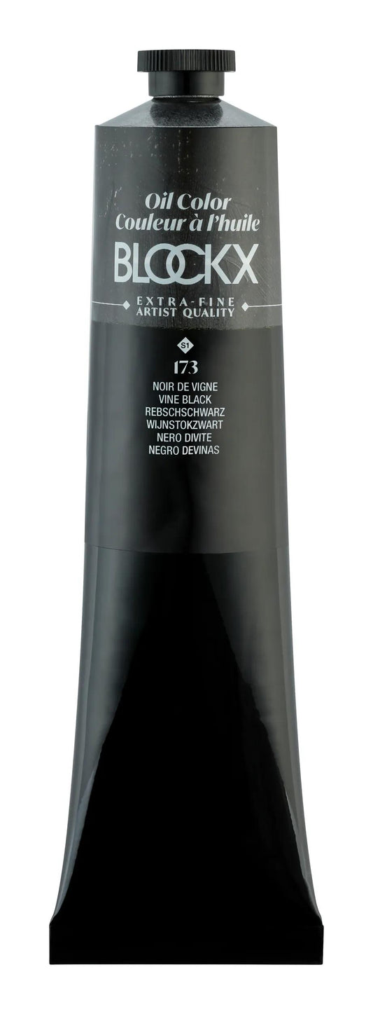 Extra-fine oil paint tube 200ml - Vine black