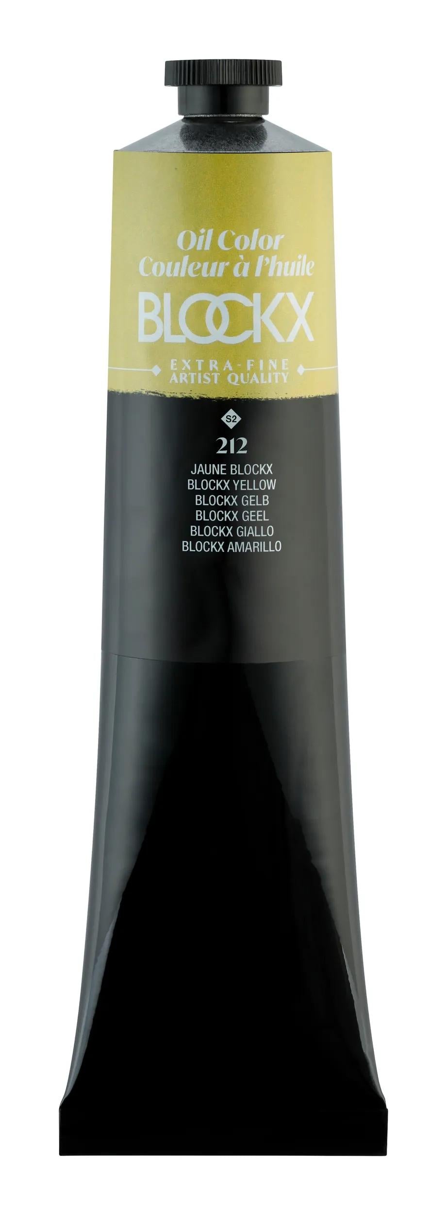 Extra-fine oil paint tube 200ml - Yellow blockx