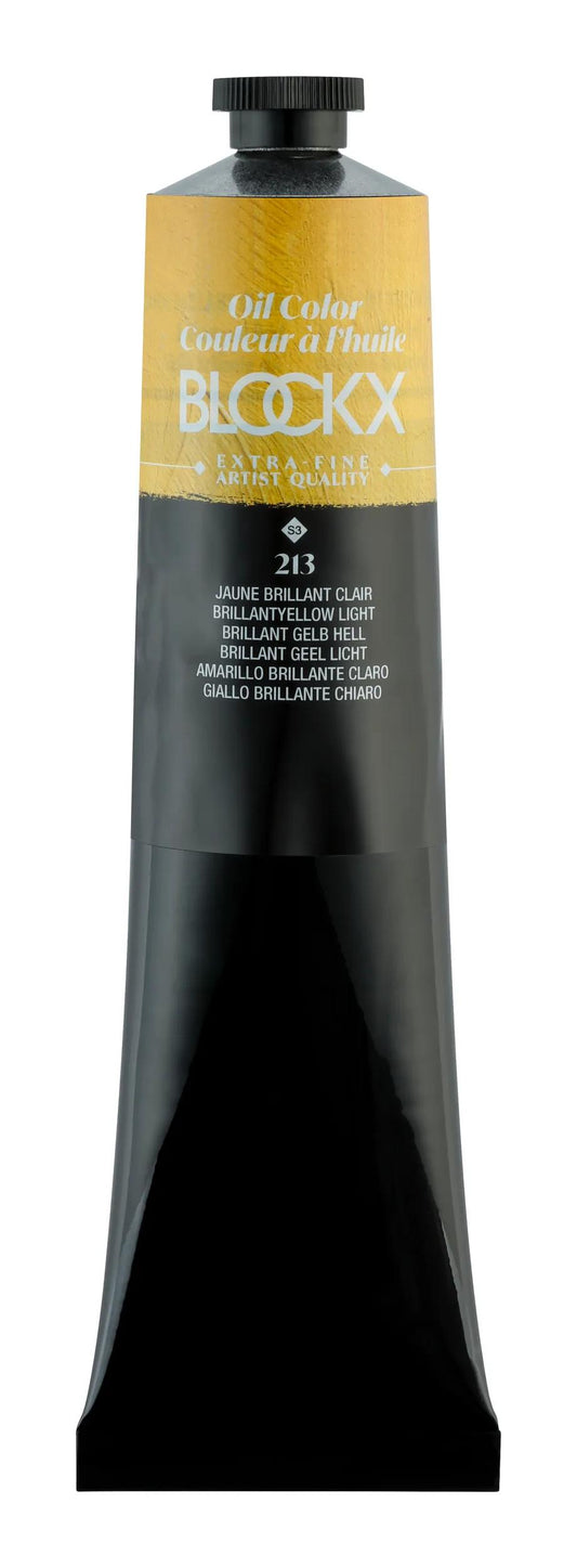Extra-fine oil paint tube 200ml - Light gloss yellow